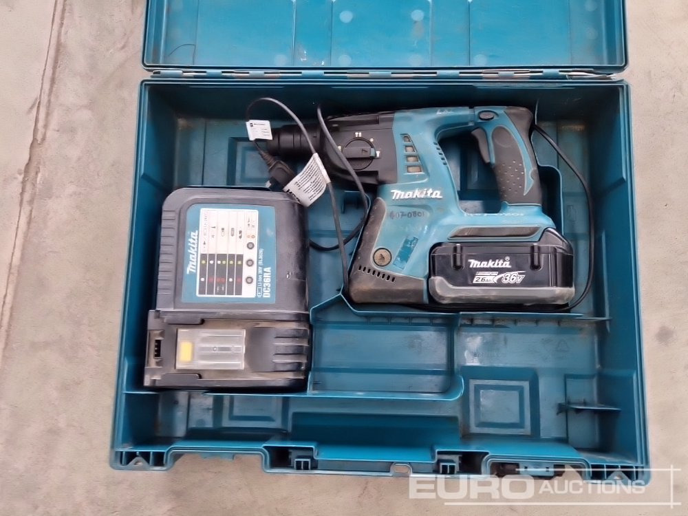 Equipamento de construção Makita BHR262 36 Volt Cordless Hammer Drill/Breaker, Charger, Battery: foto 10