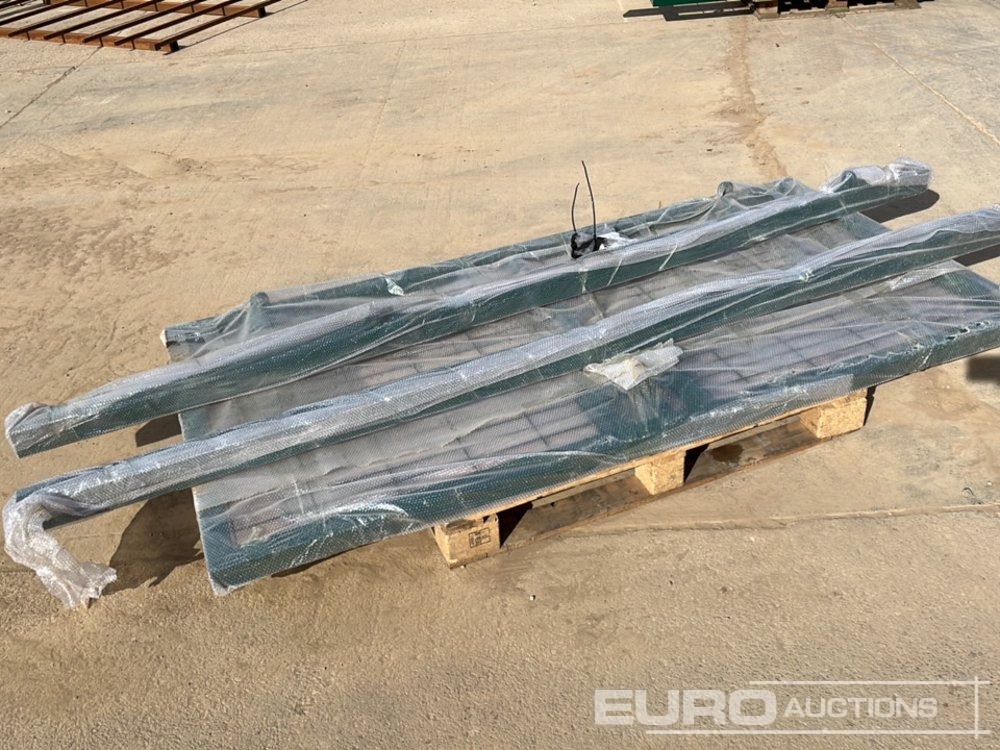 Máquina agrícola 1.2m x 2.4m Pedestrian Gate, Heavy Duty Galvanized Powder Coated, 80mm x 80mm x 3m Post (2 of), Assembly Kit (Green): foto 15