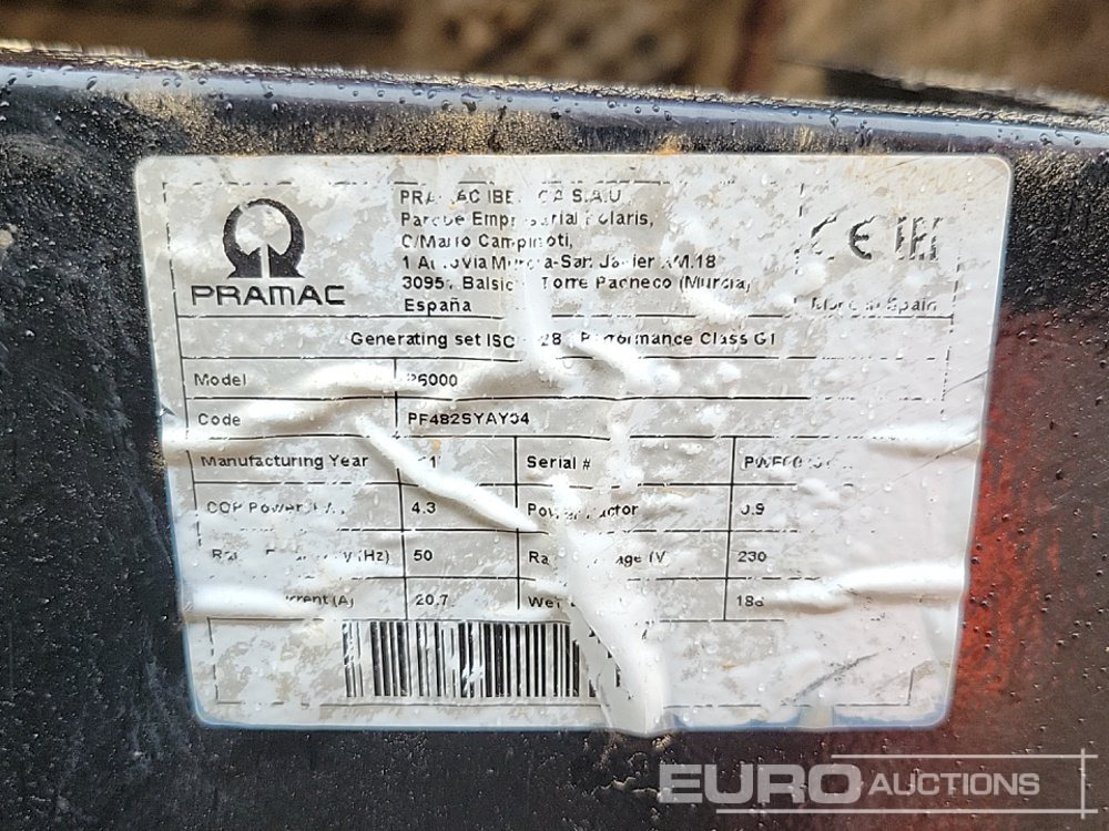 Gerador elétrico Pramac P6000: foto 23