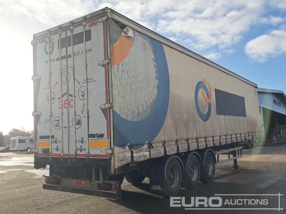 SDC 45' Tri Axle Curtainsider, BPW Axles - Semi-reboque de lona: foto 5 SDC 45' Tri Axle Curtainsider, BPW Axles - Semi-reboque de lona: foto 5