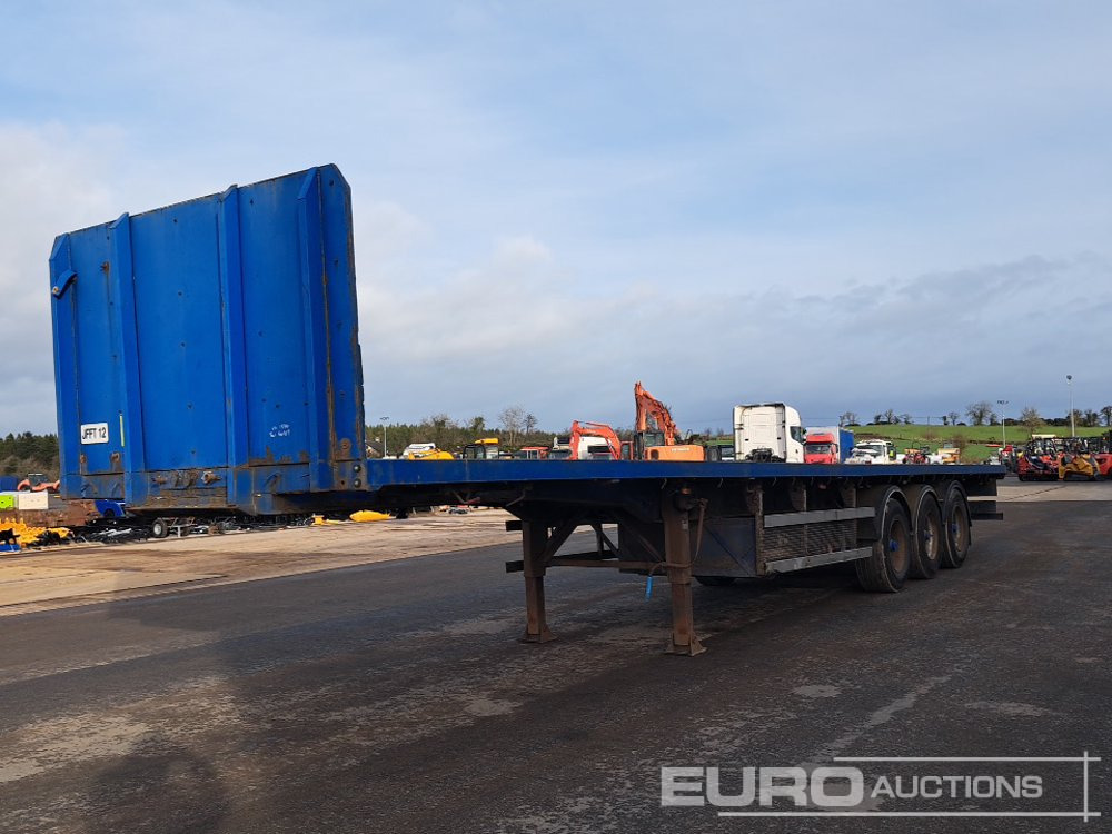 SDC 45' Tri Axle Flat Trailer, BPW Axles, Goal Post Sockets, Twist Locks - Semi-reboque plataforma/ Caixa aberta: foto 1 SDC 45' Tri Axle Flat Trailer, BPW Axles, Goal Post Sockets, Twist Locks - Semi-reboque plataforma/ Caixa aberta: foto 1