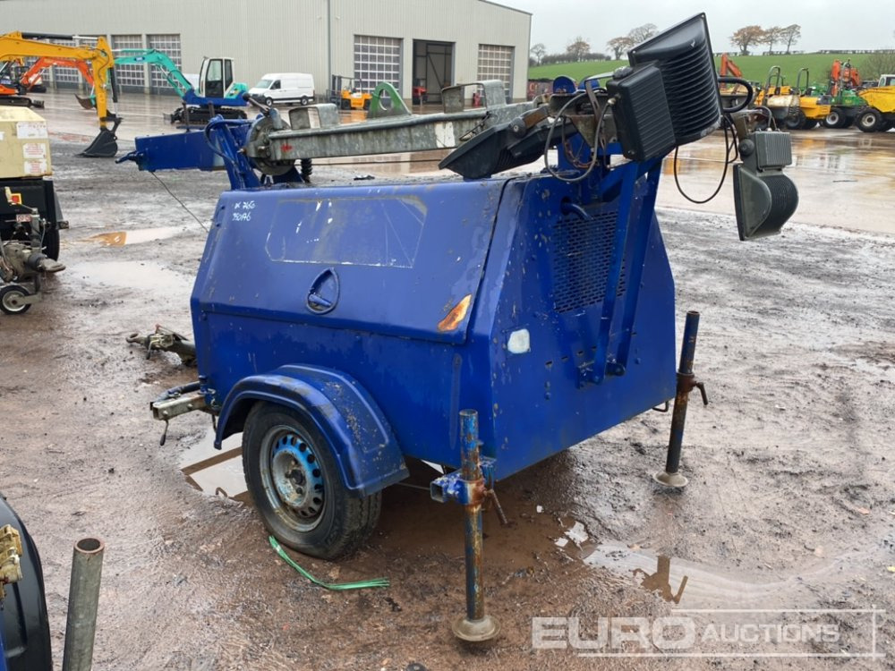 SMC Single Axle LED Lighting Tower, Kubota Engine - Torre de iluminação: foto 2 SMC Single Axle LED Lighting Tower, Kubota Engine - Torre de iluminação: foto 2