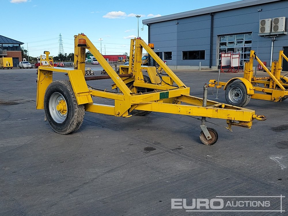 Reboque porta máquinas Single Axle Cable Reel Trailer: foto 7