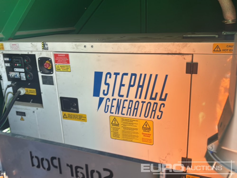 Gerador elétrico Solar Pod Stephill SSDK25AJC 24kVA Generator, Kubota Engine: foto 29