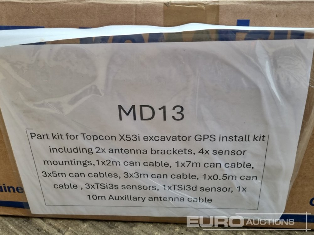 TOPCON Excavator GPS Install Kit, Antenna Brackets (2 of), Sensor Mountings (4 of),1x2m Can Cable, 1x7m Can Cable, 3x5m Can Cables, 3x3m Can Cable, 1x0.5m Can Cable, TSI3S Sensors (3 of), TSI3D Sensor - Equipamento para oficina: foto 5 TOPCON Excavator GPS Install Kit, Antenna Brackets (2 of), Sensor Mountings (4 of),1x2m Can Cable, 1x7m Can Cable, 3x5m Can Cables, 3x3m Can Cable, 1x0.5m Can Cable, TSI3S Sensors (3 of), TSI3D Sensor - Equipamento para oficina: foto 5