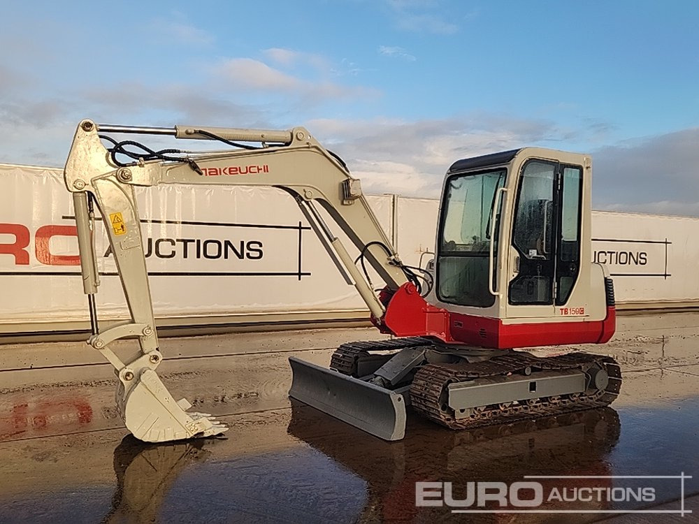 Takeuchi TB150C - Mini escavadeira: foto 1 Takeuchi TB150C - Mini escavadeira: foto 1