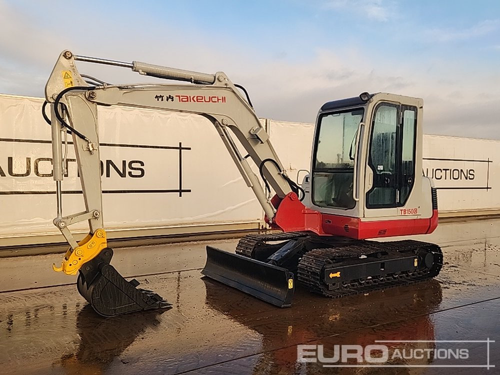 Takeuchi TB150C - Mini escavadeira: foto 1 Takeuchi TB150C - Mini escavadeira: foto 1