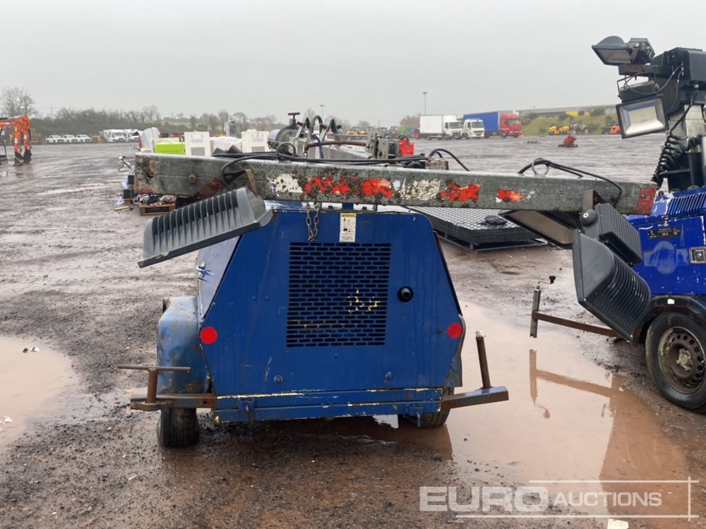 Terex Amida Single Axle LED Lighting Tower, Kubota Engine - Torre de iluminação: foto 4 Terex Amida Single Axle LED Lighting Tower, Kubota Engine - Torre de iluminação: foto 4