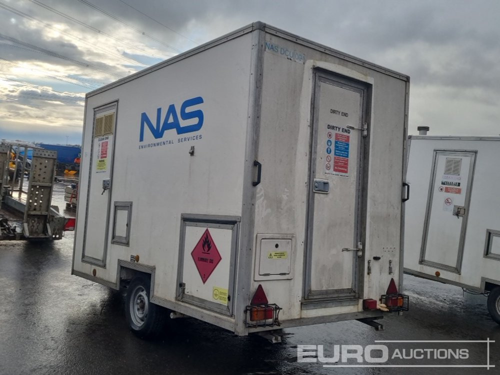 Thermac Single Axle Decontamination Unit, Self Contained, Gas Honda Generator Working Boiler - Reboque porta máquinas: foto 3 Thermac Single Axle Decontamination Unit, Self Contained, Gas Honda Generator Working Boiler - Reboque porta máquinas: foto 3