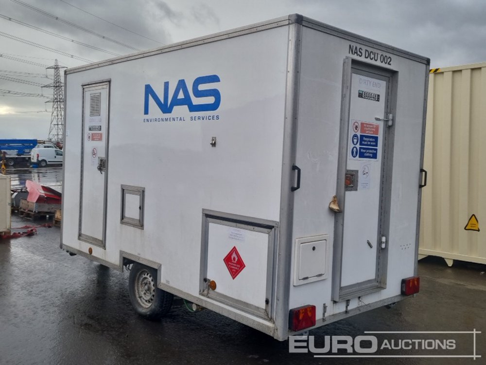 Thermac Single Axle Decontamination Unit, Self Contained, Gas Honda Generator Working Boiler - Reboque porta máquinas: foto 3 Thermac Single Axle Decontamination Unit, Self Contained, Gas Honda Generator Working Boiler - Reboque porta máquinas: foto 3