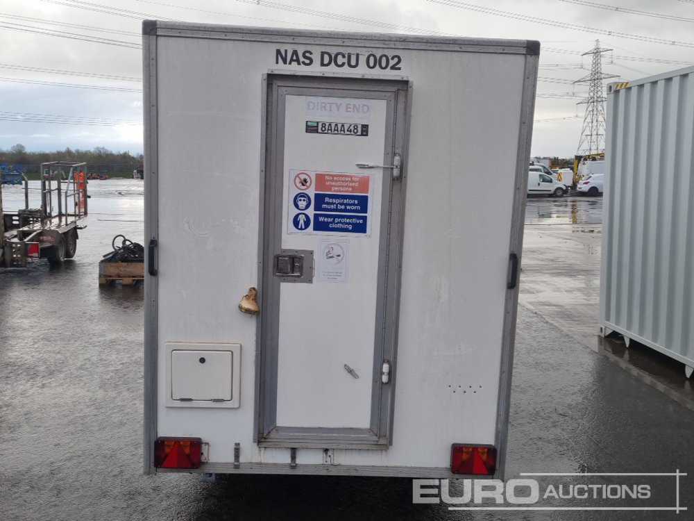Thermac Single Axle Decontamination Unit, Self Contained, Gas Honda Generator Working Boiler - Reboque porta máquinas: foto 4 Thermac Single Axle Decontamination Unit, Self Contained, Gas Honda Generator Working Boiler - Reboque porta máquinas: foto 4