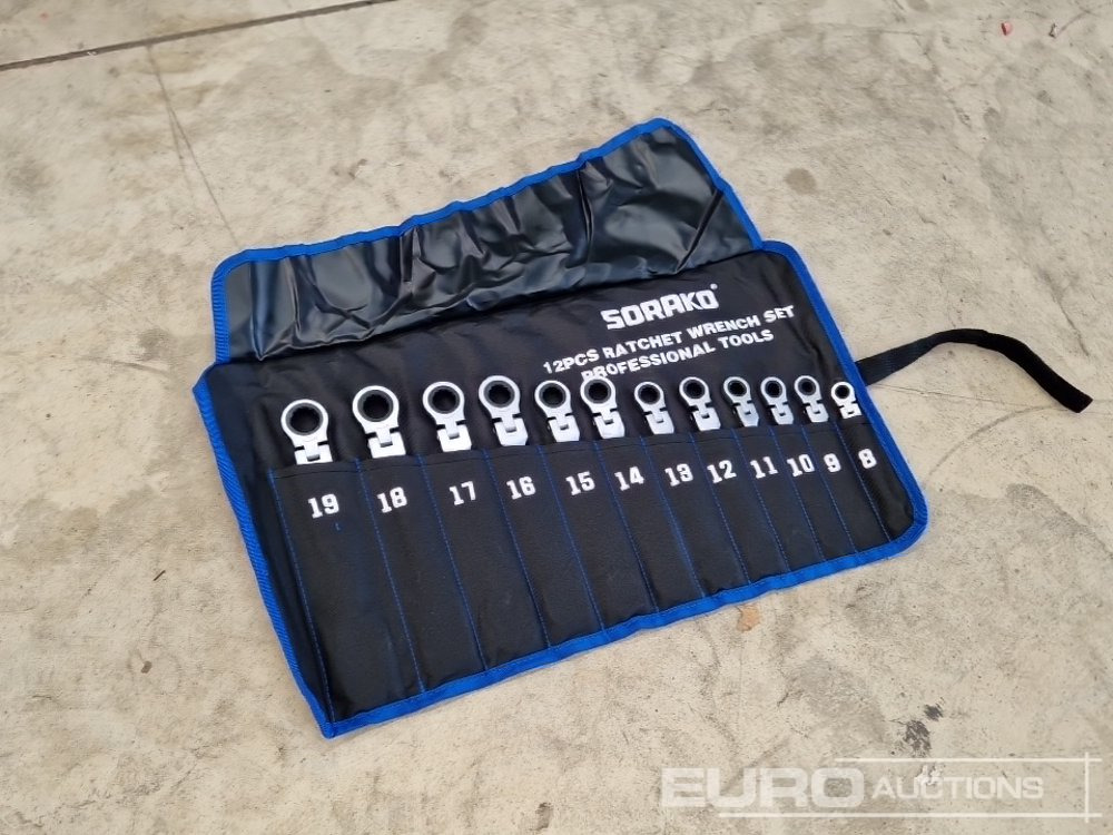 Unused 12pcs Flexible Ratchet Spanner Set, 8-19mm - Equipamento para oficina: foto 1 Unused 12pcs Flexible Ratchet Spanner Set, 8-19mm - Equipamento para oficina: foto 1