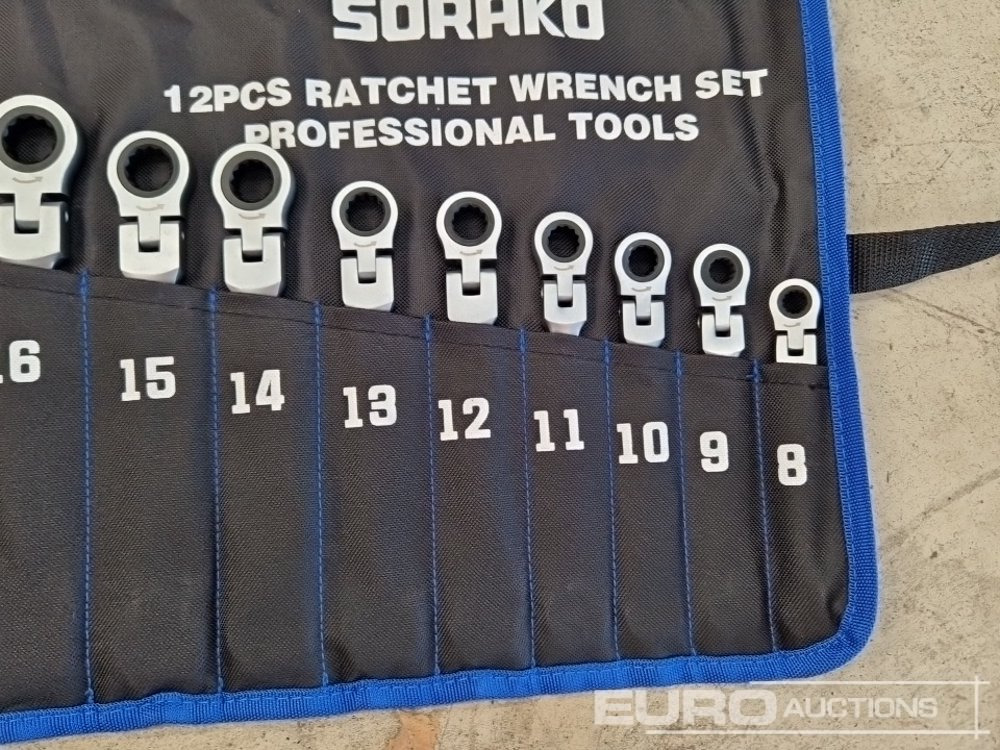 Unused 12pcs Flexible Ratchet Spanner Set, 8-19mm - Equipamento para oficina: foto 5 Unused 12pcs Flexible Ratchet Spanner Set, 8-19mm - Equipamento para oficina: foto 5