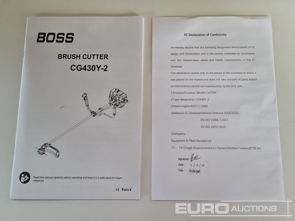 Equipamento para oficina Unused 2024 Boss CG430Y-2: foto 18
