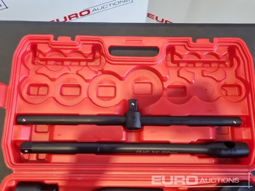 Unused 2025 Boss 3/4" 26pc Heavy Duty Pneumatic Socket Set, 4" Connecting Rod, 8" Connecting Rod Quick Ratchet Wrench, 20" Sliding Road, L Handle Sliding Head Extension Bar - Equipamento para oficina: foto 2 Unused 2025 Boss 3/4" 26pc Heavy Duty Pneumatic Socket Set, 4" Connecting Rod, 8" Connecting Rod Quick Ratchet Wrench, 20" Sliding Road, L Handle Sliding Head Extension Bar - Equipamento para oficina: foto 2