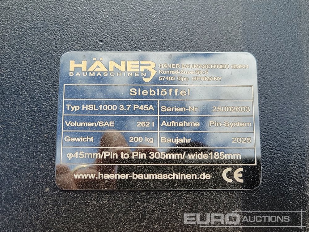 Balde nuevo Unused 2025 Häner HSL1000 3.7 P45A: foto 13
