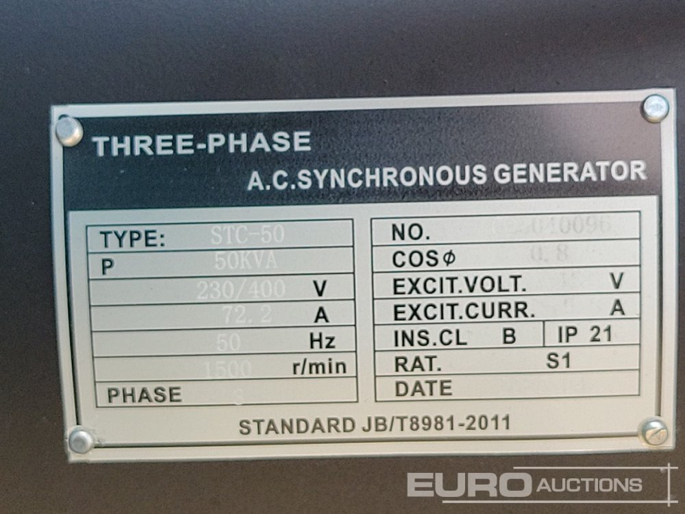 Gerador elétrico Unused 2025 Kawakenki KK50-III-SSS: foto 20