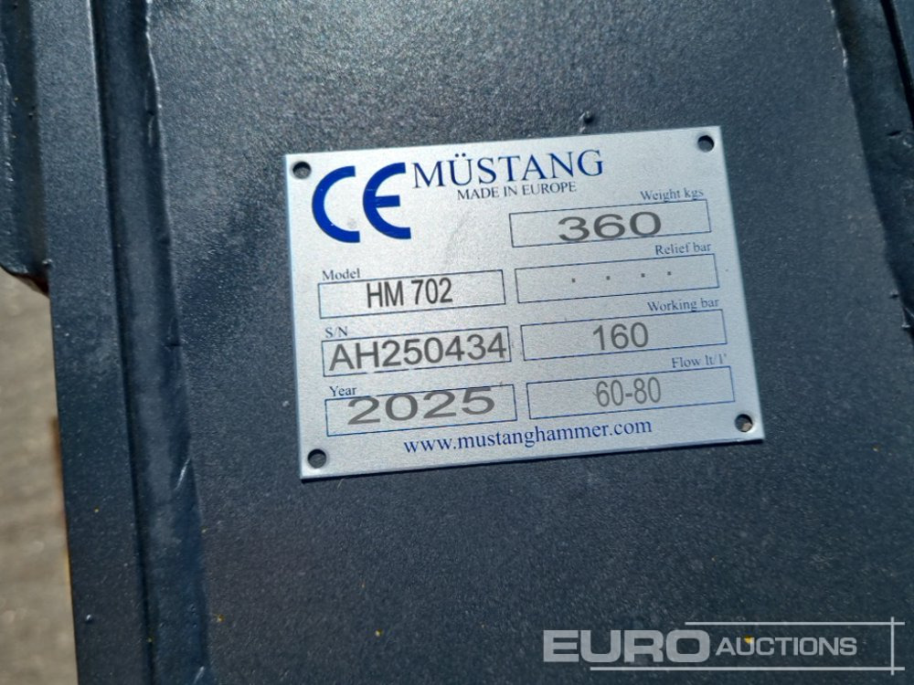 Martelo hidráulico Unused 2025 Mustang HM702: foto 13