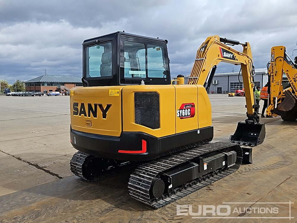 Unused 2025 Sany SY60C - Mini escavadeira: foto 5 Unused 2025 Sany SY60C - Mini escavadeira: foto 5