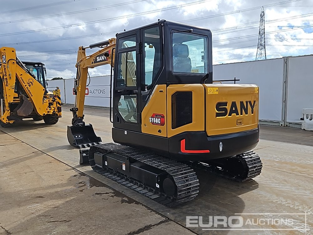 Unused 2025 Sany SY60C - Mini escavadeira: foto 3 Unused 2025 Sany SY60C - Mini escavadeira: foto 3