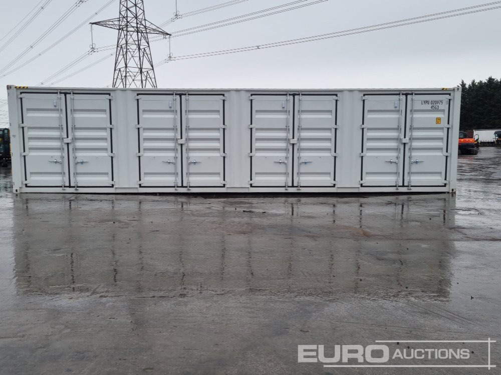 Unused 40' x 8' High Cube Container, 4 Side Doors, 1 End Door (Cannot Be Reconsigned) - Contêiner marítimo: foto 2 Unused 40' x 8' High Cube Container, 4 Side Doors, 1 End Door (Cannot Be Reconsigned) - Contêiner marítimo: foto 2