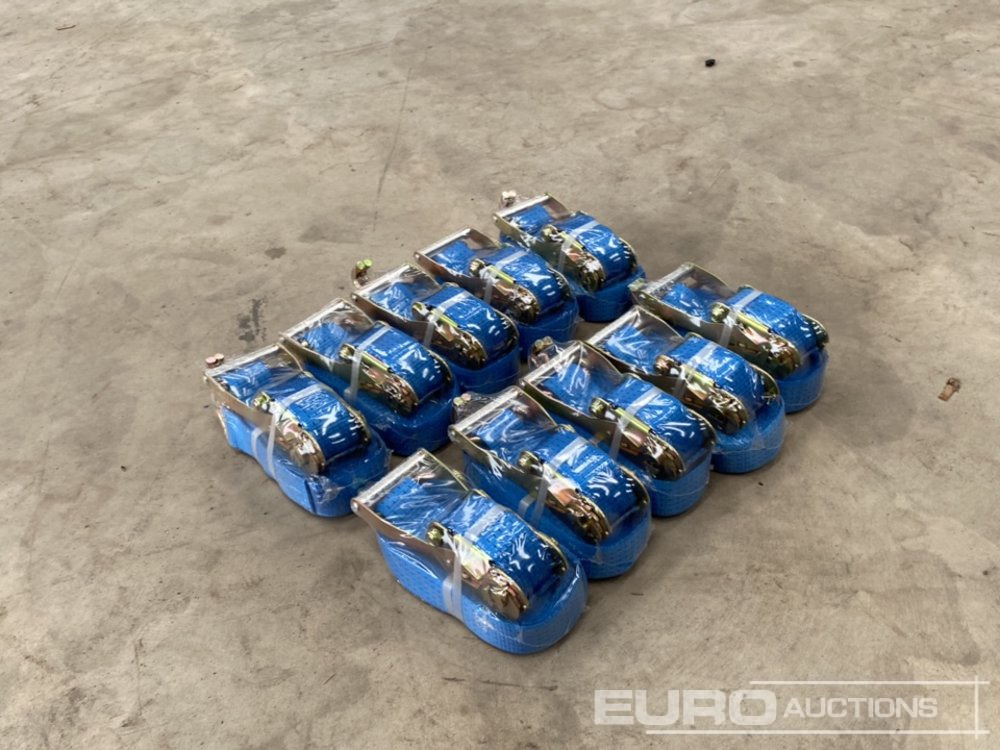 Unused 5 Ton x 10m Ratchet Straps (10 of) - Equipamento para oficina: foto 3 Unused 5 Ton x 10m Ratchet Straps (10 of) - Equipamento para oficina: foto 3