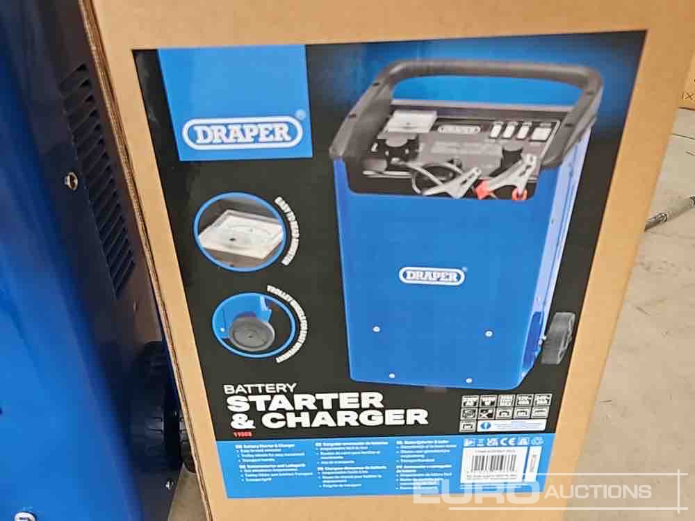 Unused Draper 12/24v Battery Charger/Starter - Equipamento para oficina: foto 5 Unused Draper 12/24v Battery Charger/Starter - Equipamento para oficina: foto 5