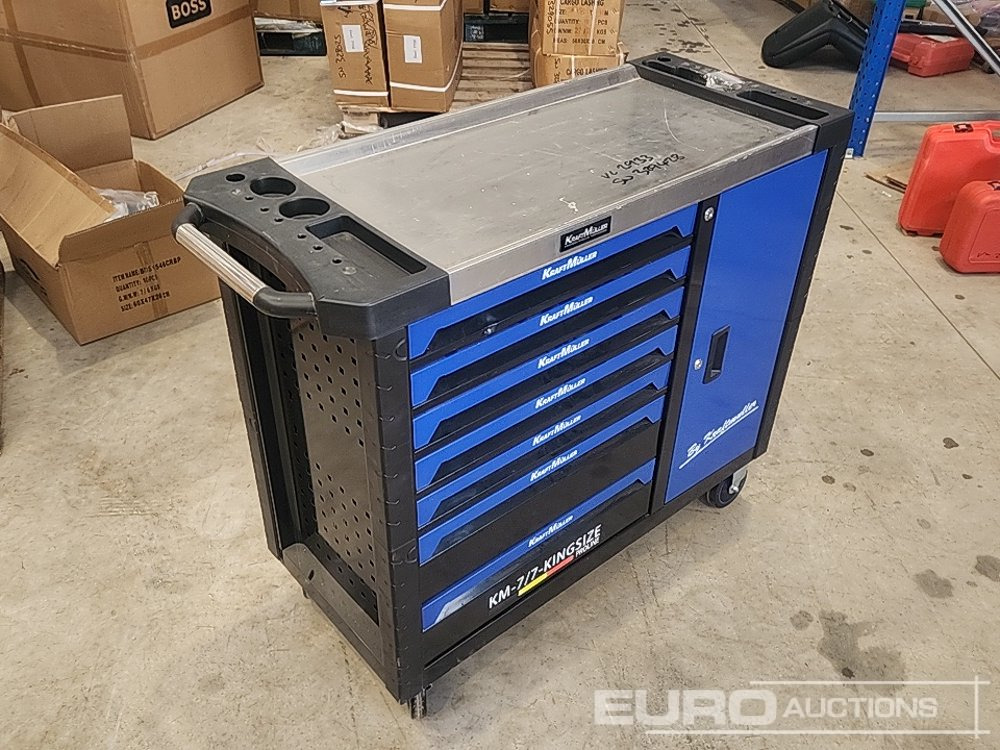 Unused Kraft Muller 7 Drawer 1 Door Tool Box & Tools - Equipamento para oficina: foto 1 Unused Kraft Muller 7 Drawer 1 Door Tool Box & Tools - Equipamento para oficina: foto 1
