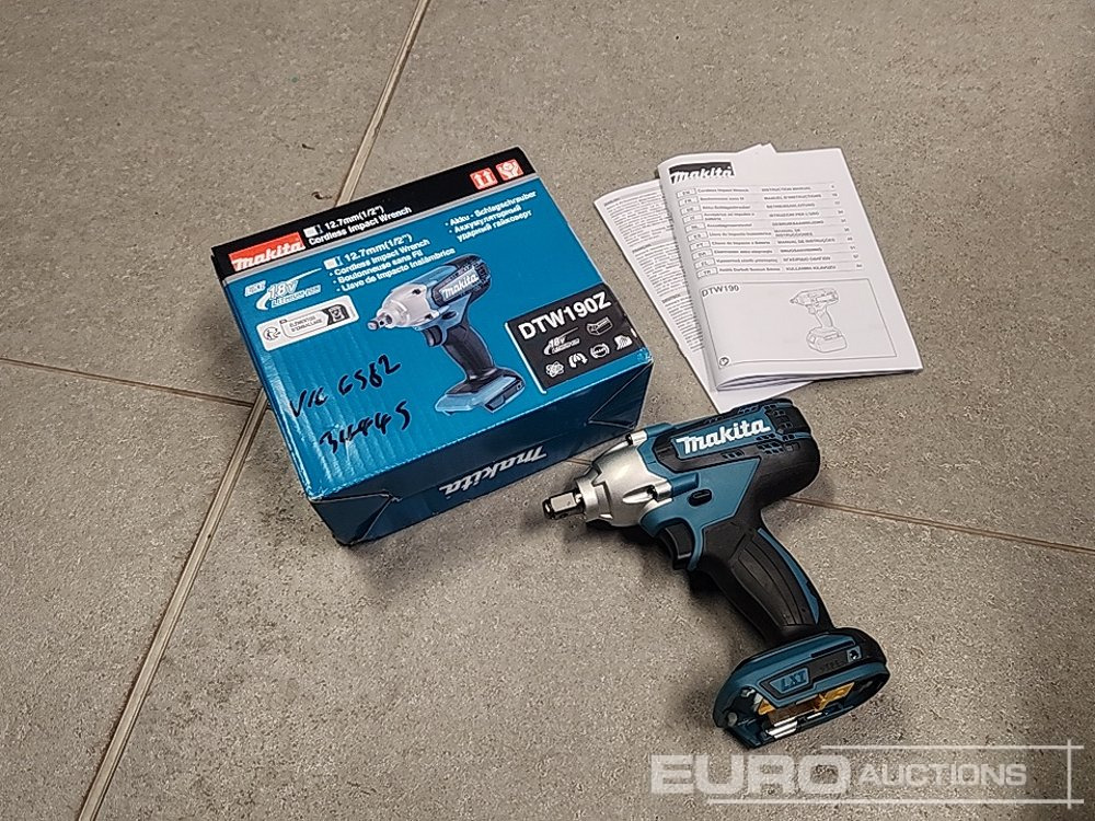 Unused Makita 18V 1/2" Li-Ion LXT Impact Wrench (Body Only) - Equipamento de construção: foto 3 Unused Makita 18V 1/2" Li-Ion LXT Impact Wrench (Body Only) - Equipamento de construção: foto 3