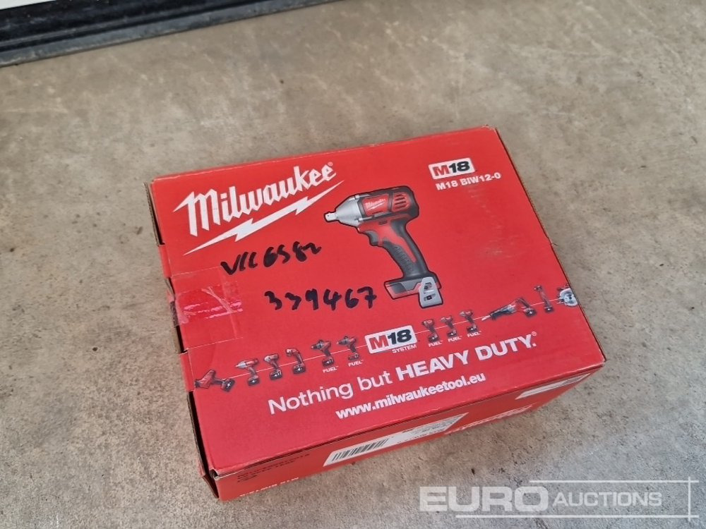 Equipamento de construção Unused Milwaukee M18 1/2 Cordless Impact Wrench (Body Only): foto 14