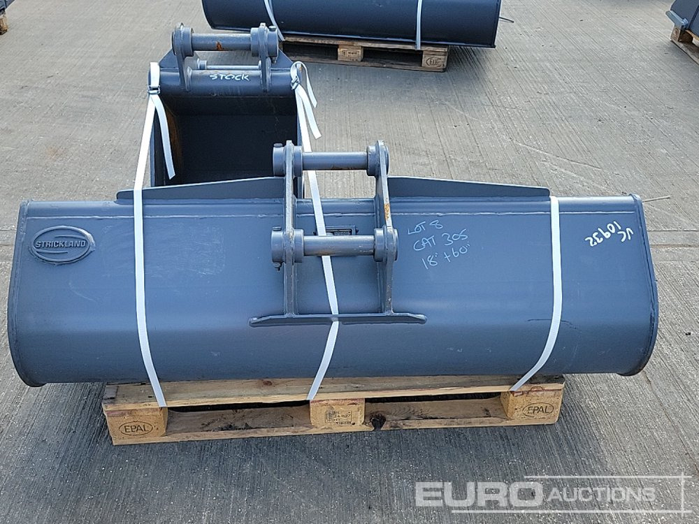Unused Strickland 60" Ditching, 18" Digging Bucket 45mm Pin to suit 4-6 Ton Excavator - Balde: foto 4 Unused Strickland 60" Ditching, 18" Digging Bucket 45mm Pin to suit 4-6 Ton Excavator - Balde: foto 4