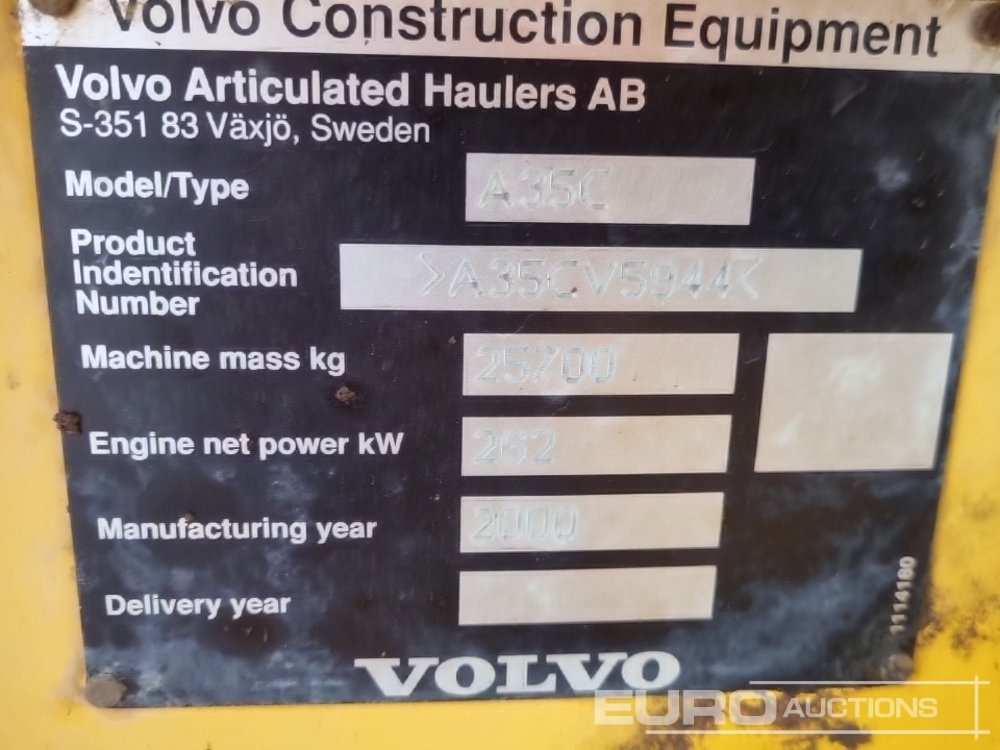 Caminhão articulado Volvo A35C: foto 50
