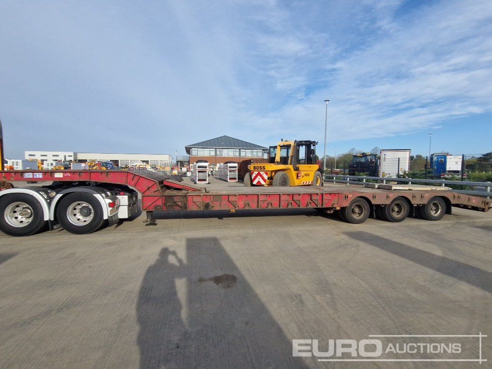 Wabco Tri Axle Step Frame Extendable Low Loader Trailer, Rear Steer Axle - Semireboque baixa: foto 2 Wabco Tri Axle Step Frame Extendable Low Loader Trailer, Rear Steer Axle - Semireboque baixa: foto 2