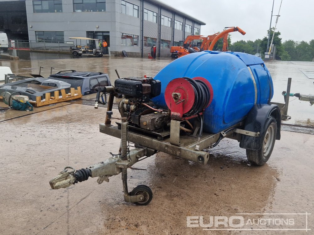Western Single Axle Plastic Water Bowser, Diesel Pressure Washer - Lavadora de alta pressão: foto 1 Western Single Axle Plastic Water Bowser, Diesel Pressure Washer - Lavadora de alta pressão: foto 1