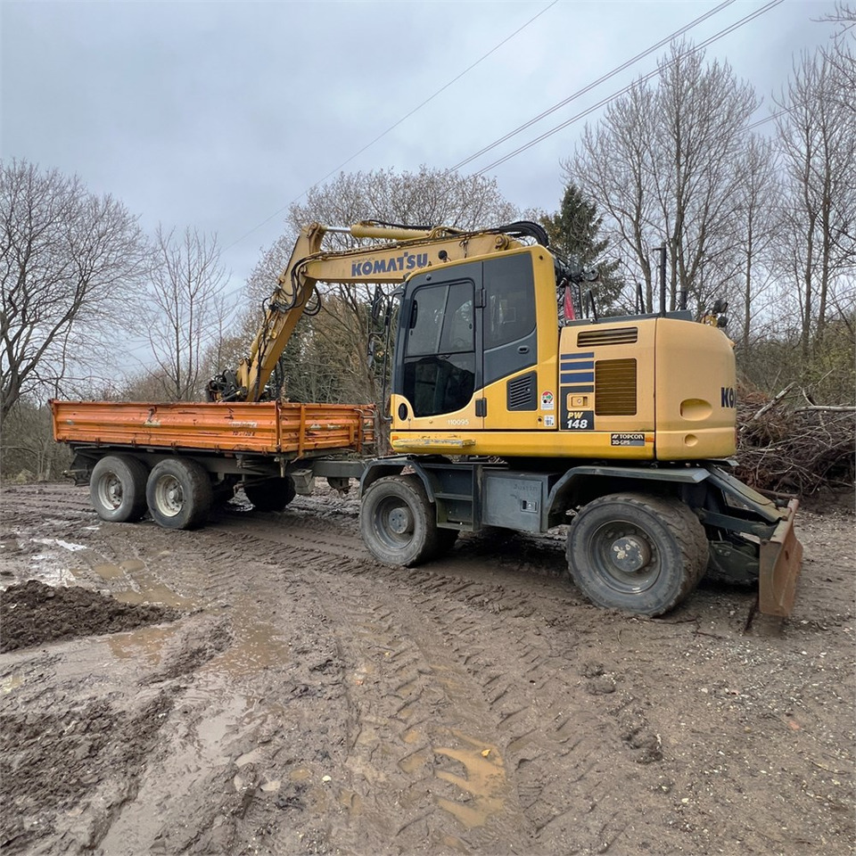 Komatsu PW148-10 - Escavadeira de rodas: foto 4 Komatsu PW148-10 - Escavadeira de rodas: foto 4