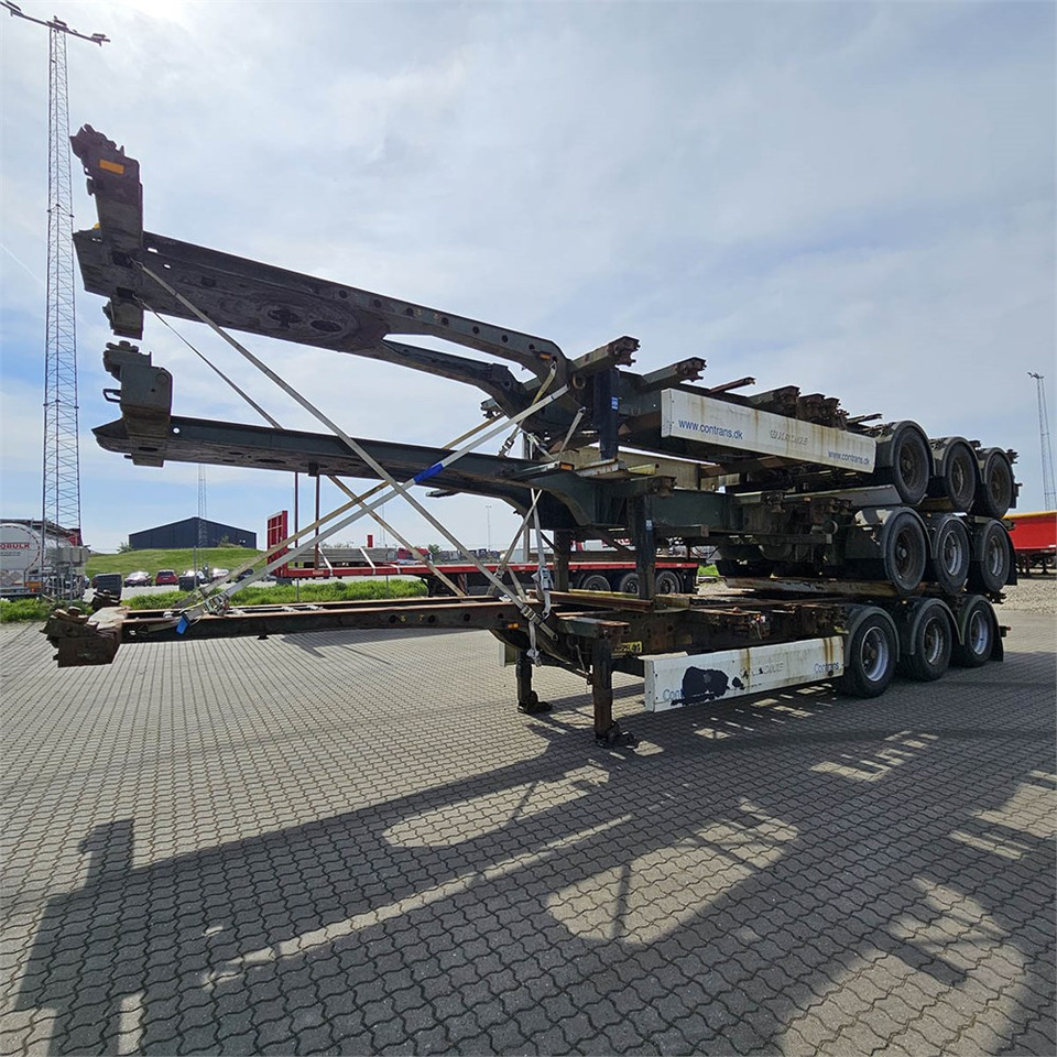 Krone 3 styk - Semireboque transportador de contêineres/ Caixa móvel: foto 4 Krone 3 styk - Semireboque transportador de contêineres/ Caixa móvel: foto 4