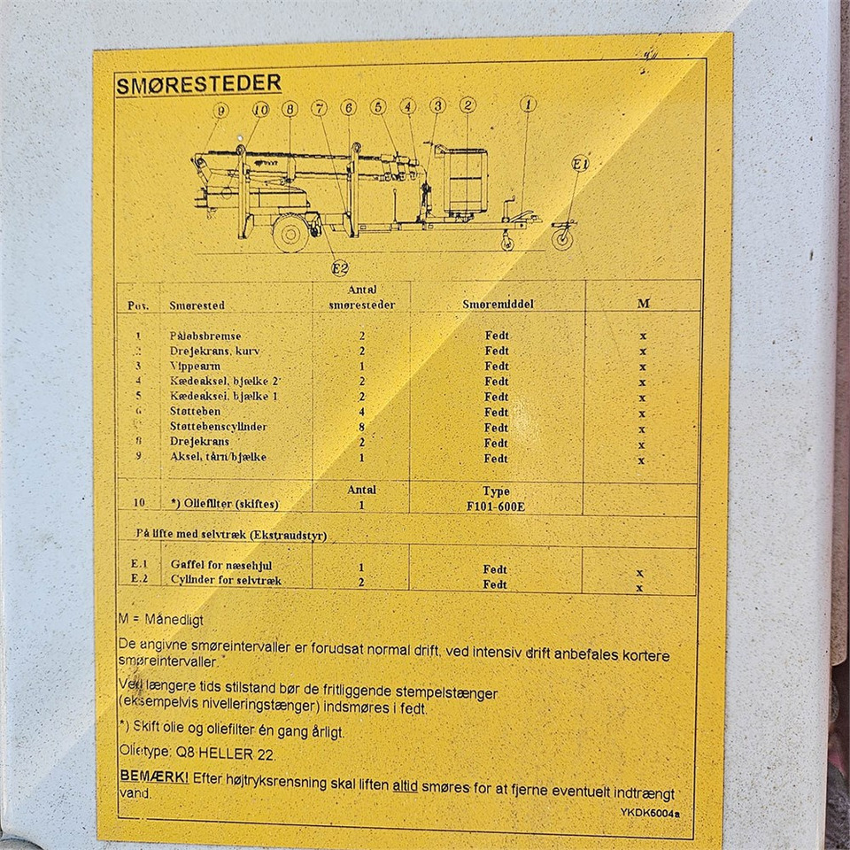 Plataforma de elevaçao rebocável Omme 1650 EBZ: foto 11