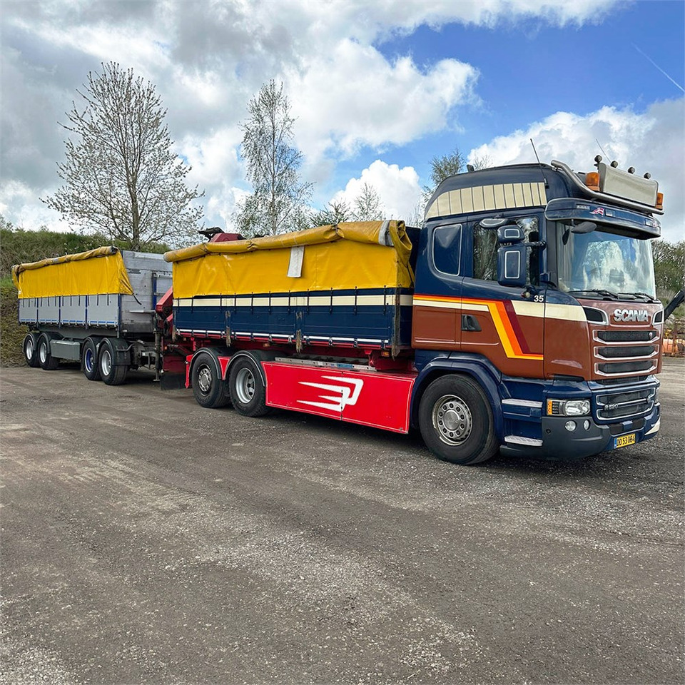 Scania P,G,R-serien R520 - Caminhão basculante, Caminhão grua: foto 1 Scania P,G,R-serien R520 - Caminhão basculante, Caminhão grua: foto 1
