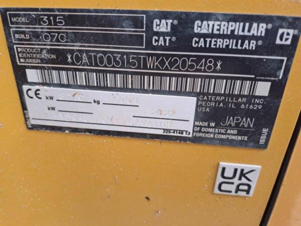 CAT 315 - Escavadora de rastos: foto 5 CAT 315 - Escavadora de rastos: foto 5