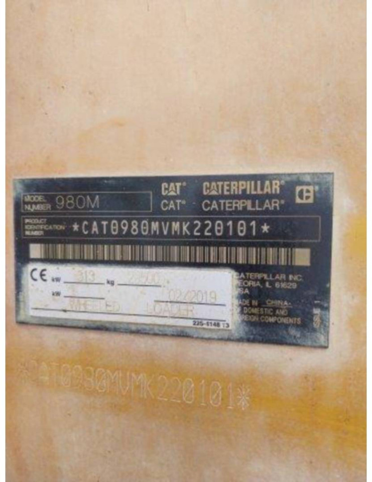 Carregadeira de rodas CAT 980M: foto 6
