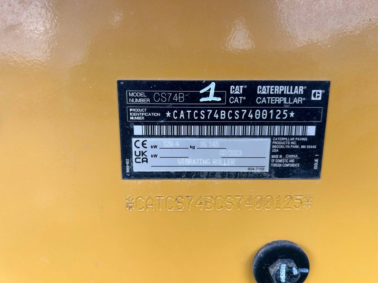 CAT CS74B 4F - Compactador: foto 5 CAT CS74B 4F - Compactador: foto 5