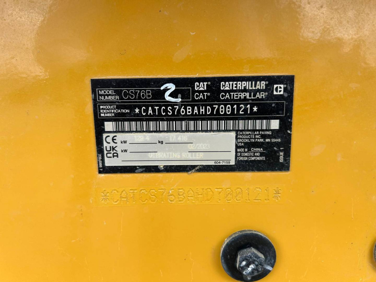 CAT CS76B - Compactador: foto 5 CAT CS76B - Compactador: foto 5