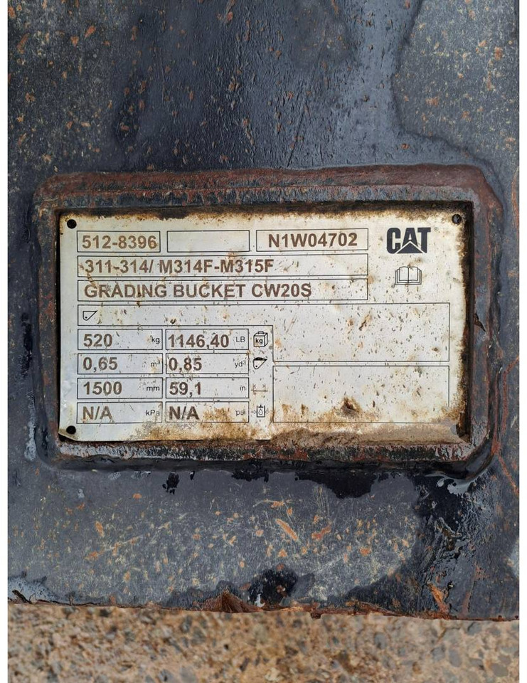 Escavadeira de rodas CAT M315: foto 21