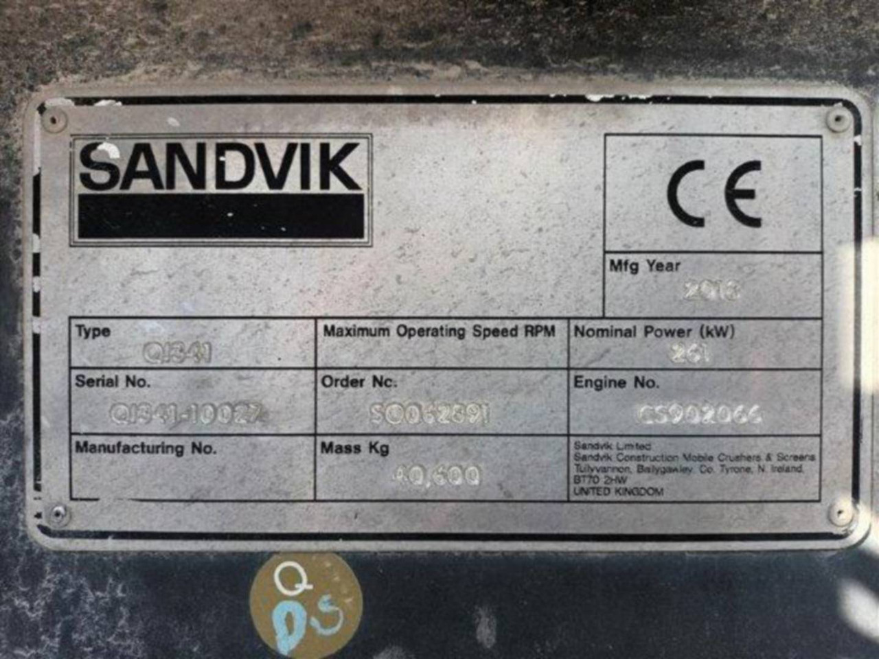 SANDVIK MINING & CONSTRUCTION QI341HS - Britador: foto 4 SANDVIK MINING & CONSTRUCTION QI341HS - Britador: foto 4