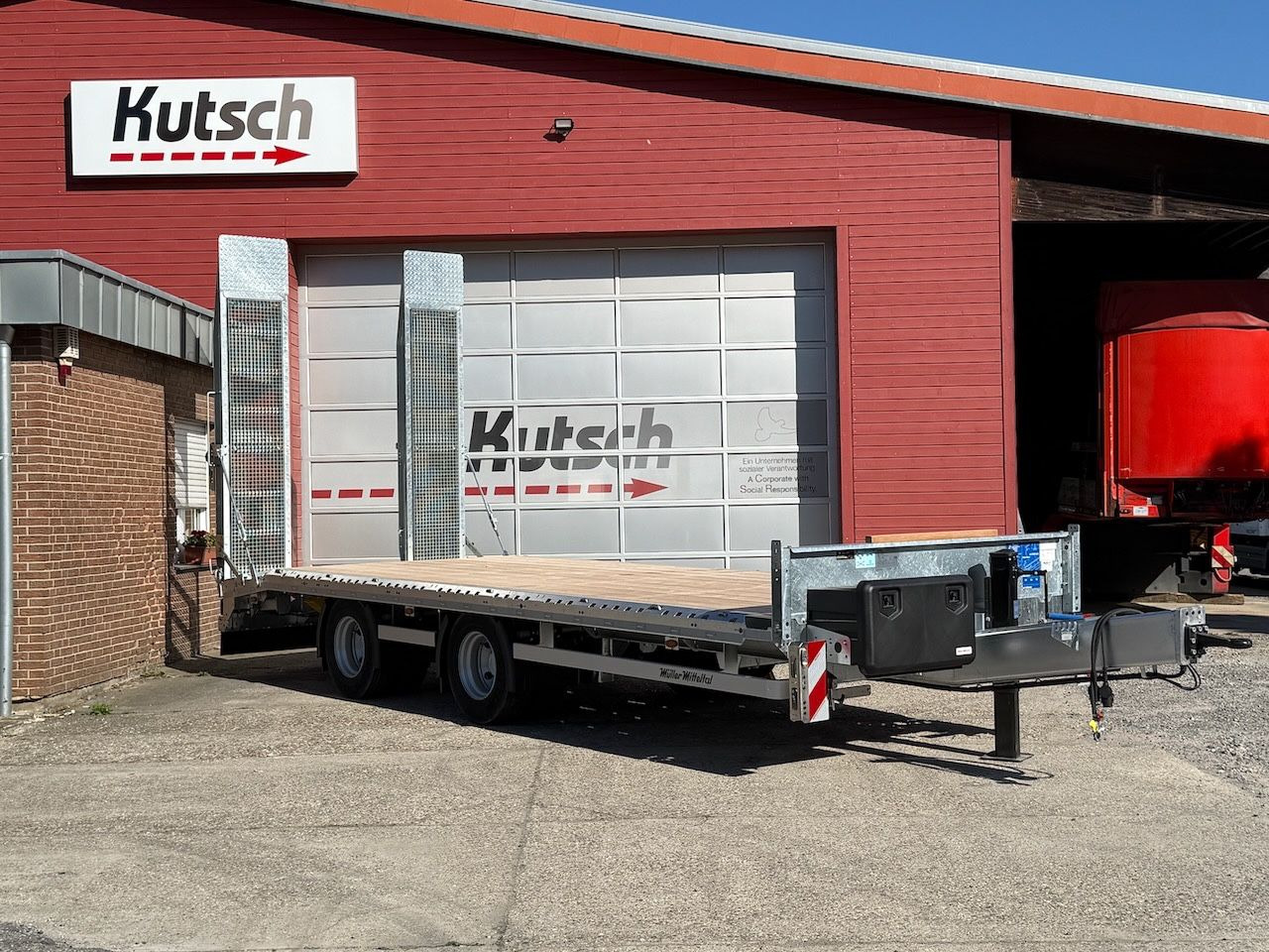 Müller-Mitteltal ETÜ-TA-R 21 Tieflader 7m, luftgefedert, LED - Reboque plataforma/ Caixa aberta: foto 2 Müller-Mitteltal ETÜ-TA-R 21 Tieflader 7m, luftgefedert, LED - Reboque plataforma/ Caixa aberta: foto 2