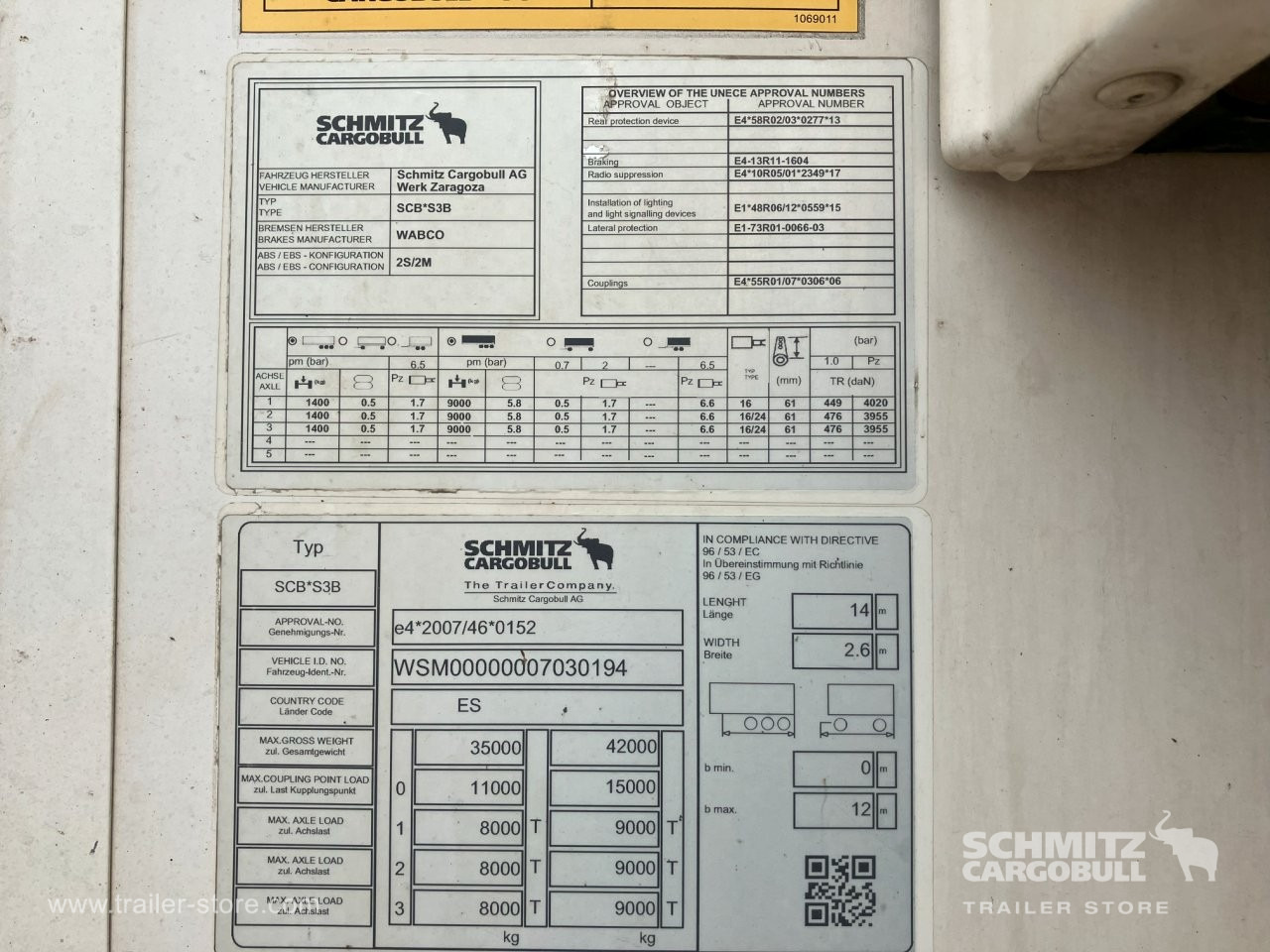 SCHMITZ Semiremolque Frigo Standard - Semireboque isotérmico: foto 3 SCHMITZ Semiremolque Frigo Standard - Semireboque isotérmico: foto 3