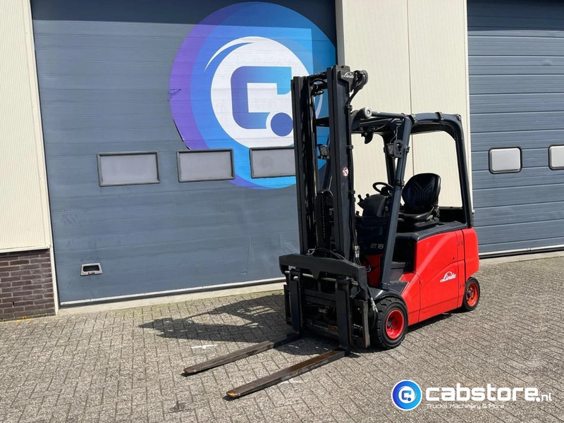Linde E18PH-01 Elektrische hef truck - Electric Forklift - Year 2011- Side shift - Vorkverstelling - Empilhadeira: foto 2 Linde E18PH-01 Elektrische hef truck - Electric Forklift - Year 2011- Side shift - Vorkverstelling - Empilhadeira: foto 2