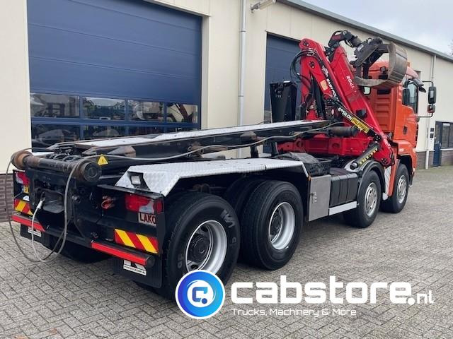 MAN TGA 41.440 8X4 BB Palfinger Epsilon Z-Kraan bouwjaar 2011 + NCH 30 Ton's Kabel-containersyteem - Handgeschakeld - Bouwjaar 2007 - Km 582.782 - Caminhão com sistema de cabo, Caminhão grua: foto 4 MAN TGA 41.440 8X4 BB Palfinger Epsilon Z-Kraan bouwjaar 2011 + NCH 30 Ton's Kabel-containersyteem - Handgeschakeld - Bouwjaar 2007 - Km 582.782 - Caminhão com sistema de cabo, Caminhão grua: foto 4