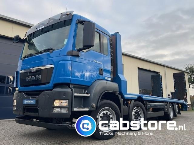 MAN TGS 35.360 8x2 Machinetransporter - Oprijwagen - Bouwjaar 2014 - Hydraulische rampen - 8x2-4 - Bickel-Tec - Good condition - Caminhão transporte de veículos: foto 2 MAN TGS 35.360 8x2 Machinetransporter - Oprijwagen - Bouwjaar 2014 - Hydraulische rampen - 8x2-4 - Bickel-Tec - Good condition - Caminhão transporte de veículos: foto 2