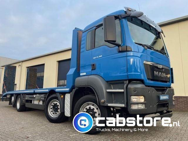 MAN TGS 35.360 8x2 Machinetransporter - Oprijwagen - Bouwjaar 2014 - Hydraulische rampen - 8x2-4 - Bickel-Tec - Good condition - Caminhão transporte de veículos: foto 1 MAN TGS 35.360 8x2 Machinetransporter - Oprijwagen - Bouwjaar 2014 - Hydraulische rampen - 8x2-4 - Bickel-Tec - Good condition - Caminhão transporte de veículos: foto 1